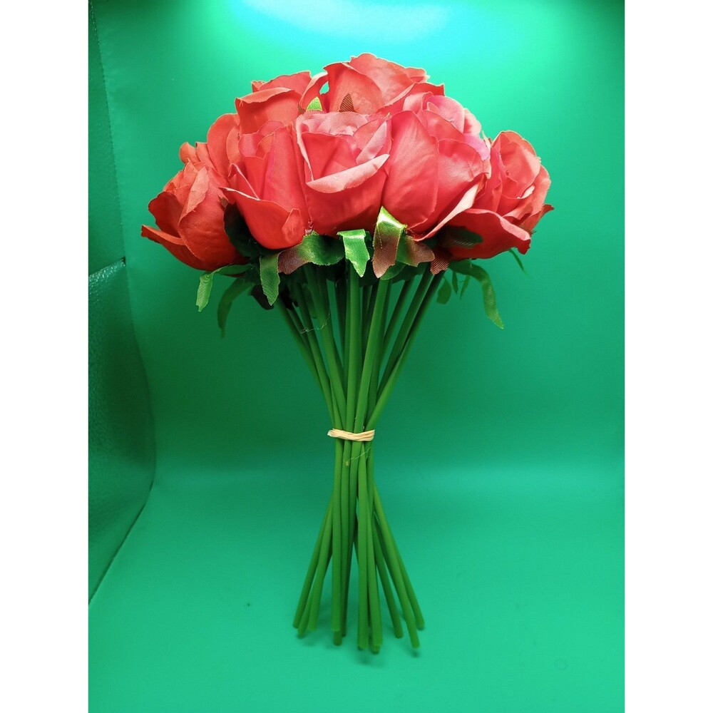Fake Red Roses Boquet Great For Decor Or A Valentines Day Gift